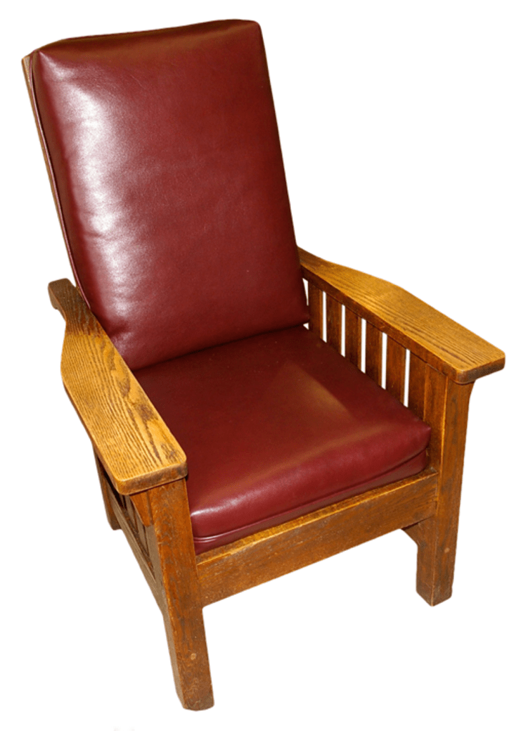 Fauteuil de William Morris représentatif du mouvement Arts and Crafts