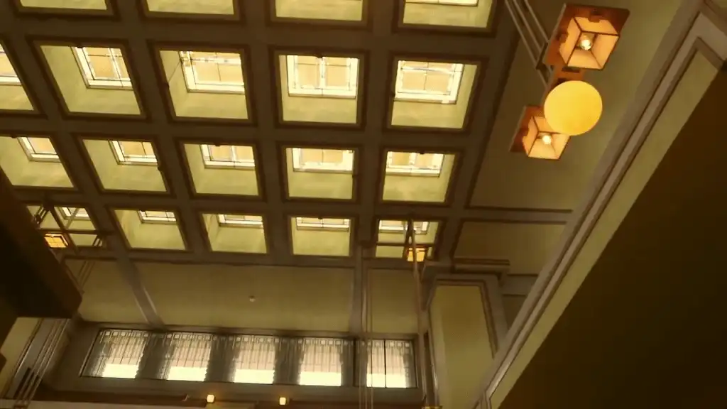 Vue intérieure de l’église unitarienne d’Oak Park (2/3)