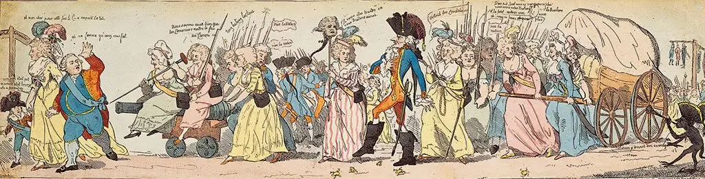 Versailles déserté après le départ de la famille royale en octobre 1789