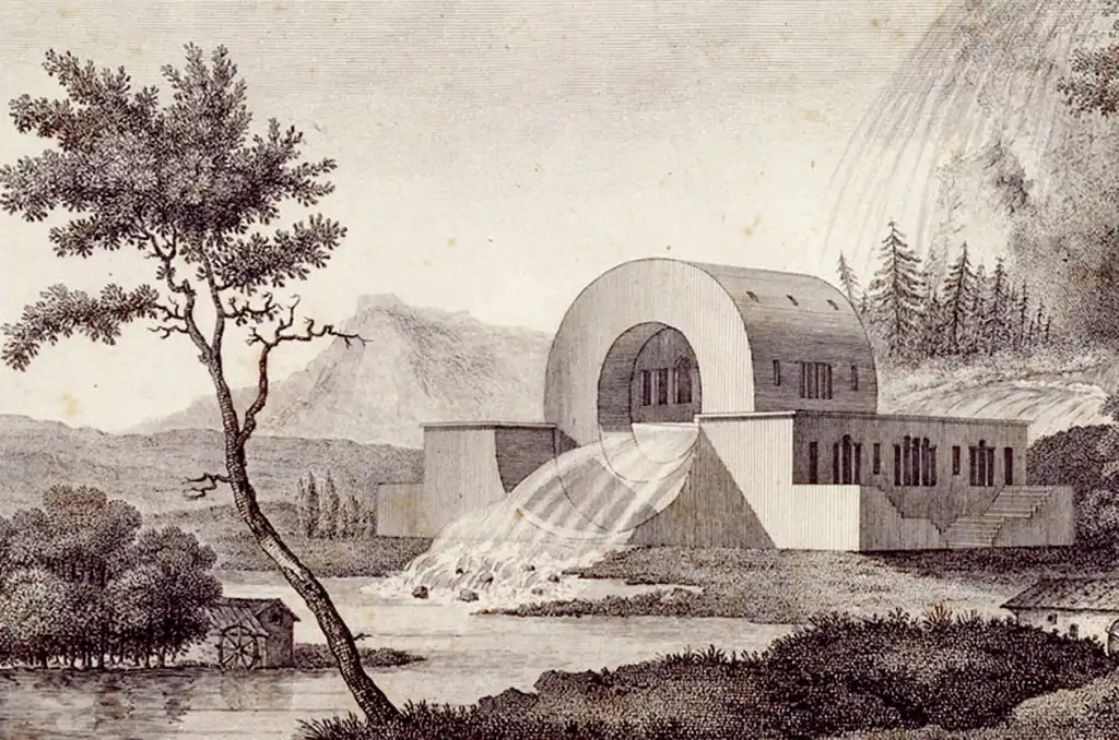 Maison des directeurs de la Loue conçue par Claude-Nicolas Ledoux