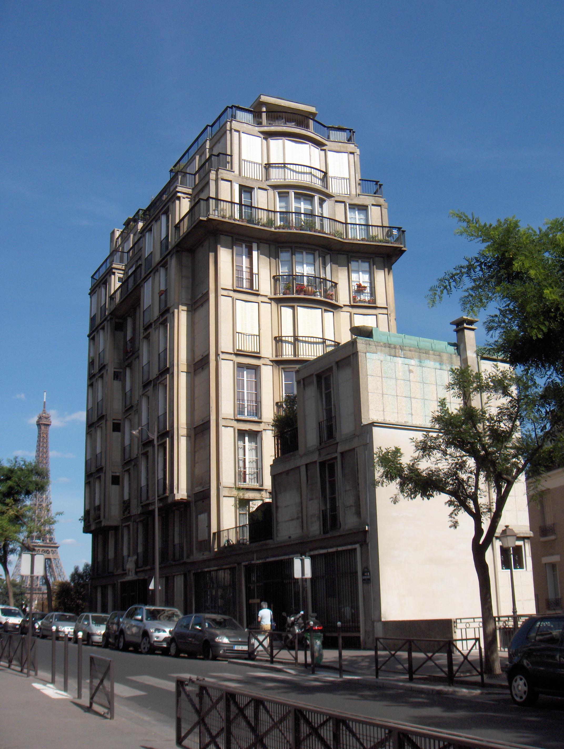 Immeuble d'Auguste Perret rue Raynouard à Paris