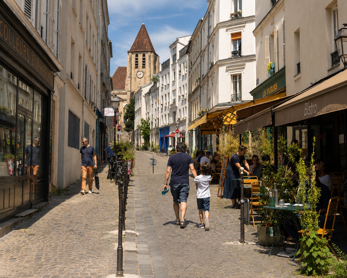 Le village de Charonne et le quartier de la Réunion à Paris
