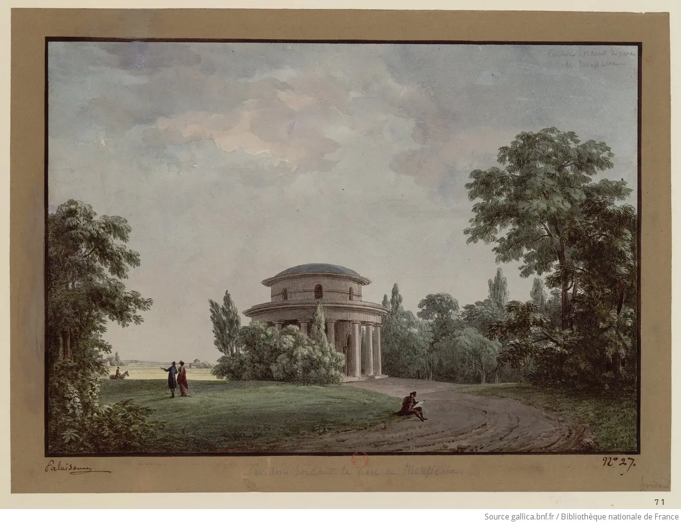 Rotonde de Chartres de Claude-Nicolas Ledoux au Parc Monceau
