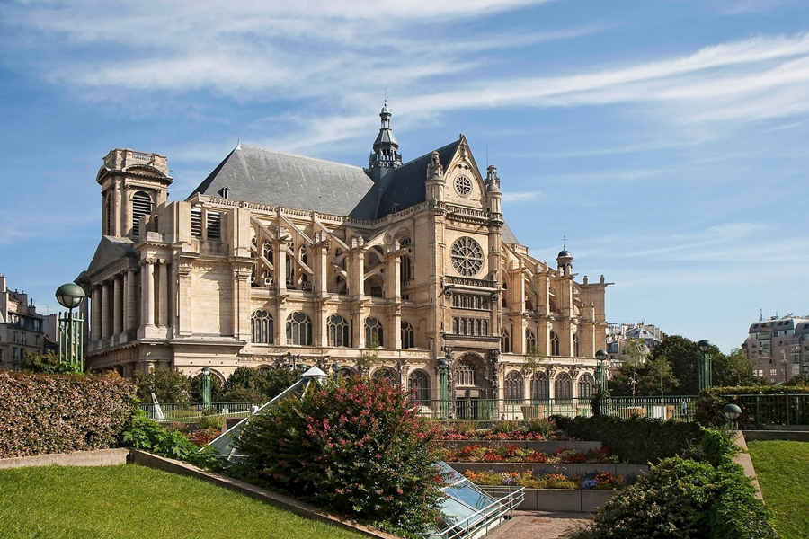 Église Saint-Eustache et quartier des Halles